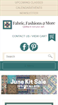 Mobile Screenshot of fabricfashions-more.com